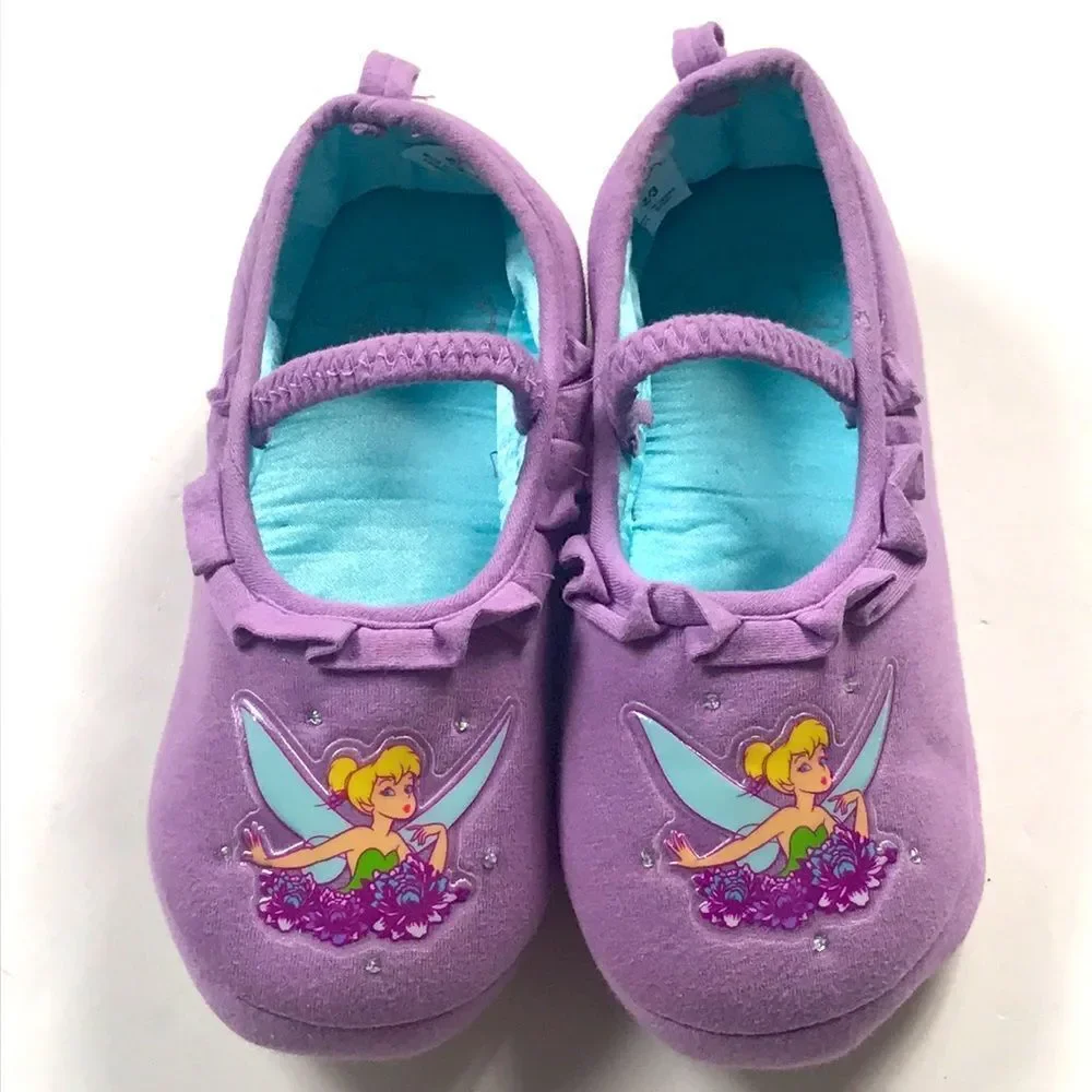 10/X$ 50 Disney Fiareis Girl Slippers Size 2/3